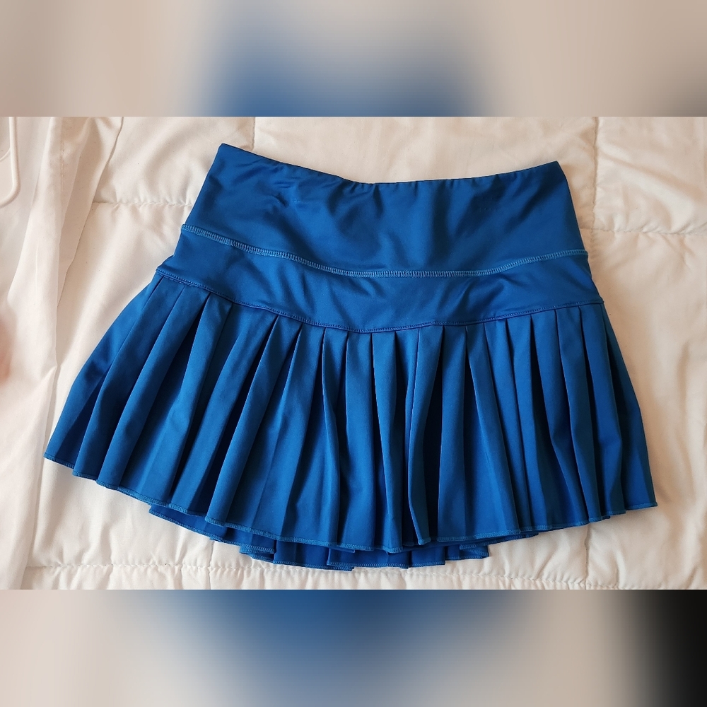 Amazon Vibrant Blue Pleated Tennis Skirt